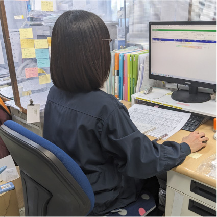 生産管理デスクワーク